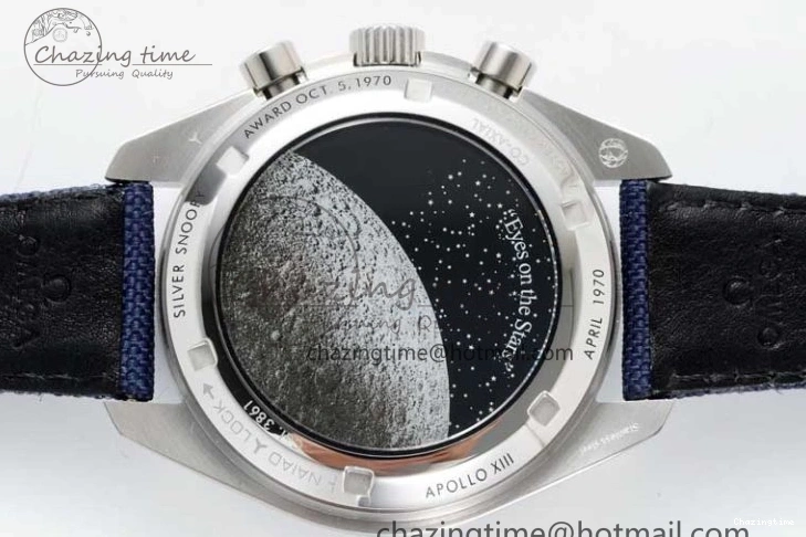 0816 QuickDry Speedmaster Professional “Silver Snoopy Award” 50th Anniversary GSF 1:1 Best Edition A7750(Mod) 7863